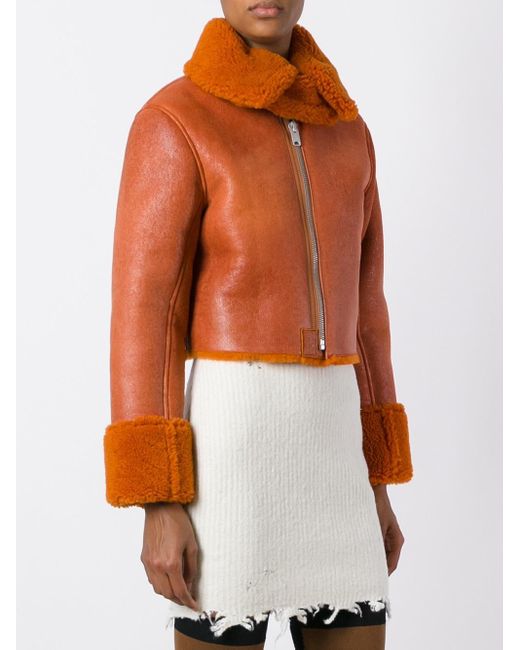 Yeezy shearling jacket yellow sale